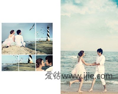 不出国照样拍出浪漫海景婚照-新娘
